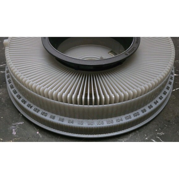 Vintage Kodak Carousel Transvue 140 Slide Tray with Original Box Gray For Slides - Picture 15 of 16